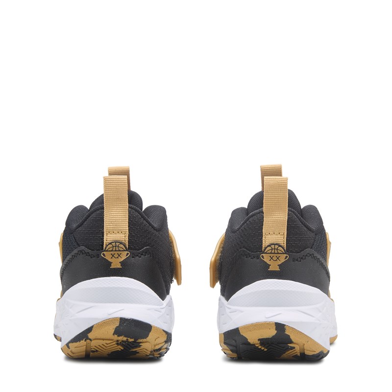 Kids' Hustle 12 Basketball Shoe Little Kid Shoes (Black/Gold)