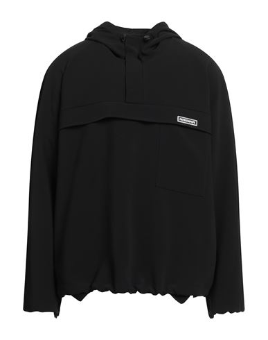 Man Jacket Black Size 42 Polyester, Elastane