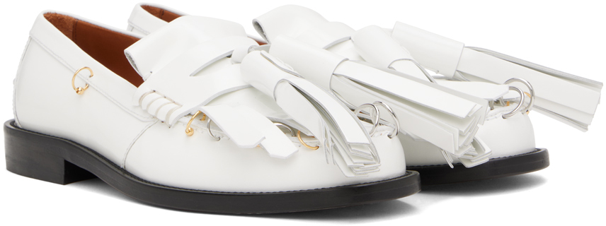 Marni White Bambi Loafers