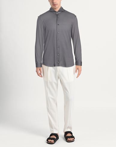 Man Shirt Charcoal Size M Cotton