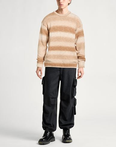 Family First Milano Man Sweater Sand Size L Polyacrylic, Wool, Polyamide