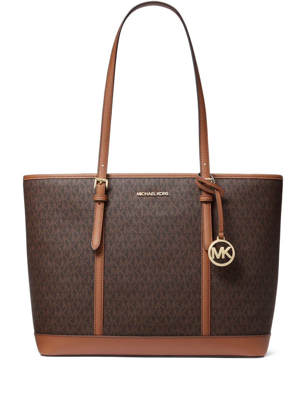 Large Jet Set Travel tote bag - White