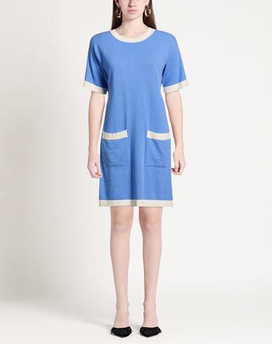 Woman Mini dress Azure Size 8 Cashmere