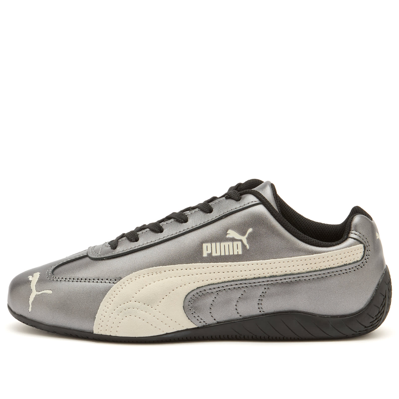Speedcat Metallic Sneaker Black/Warm White