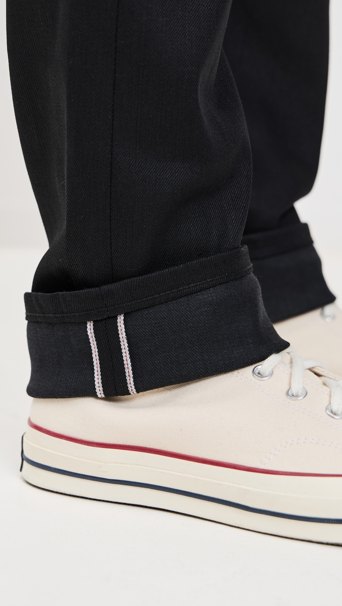 Naked & Famous Denim Weird Guy Black Cobra Stretch Selvedge Jeans Black