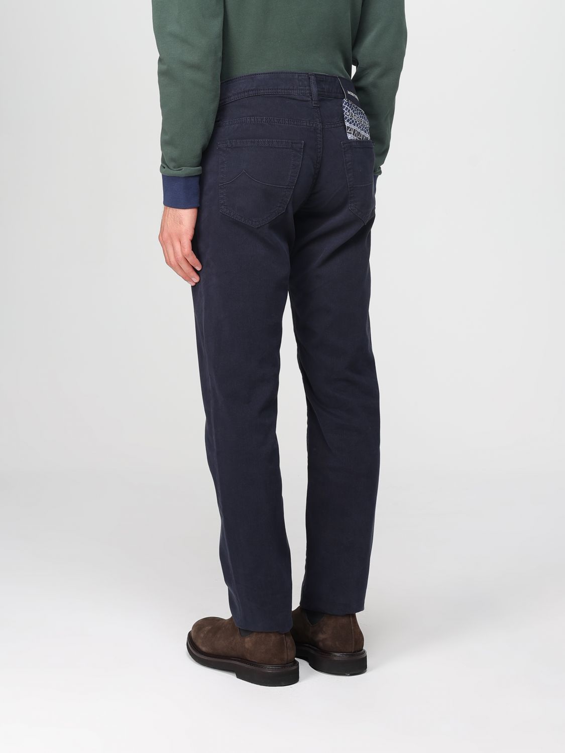 Pants Men color Blue