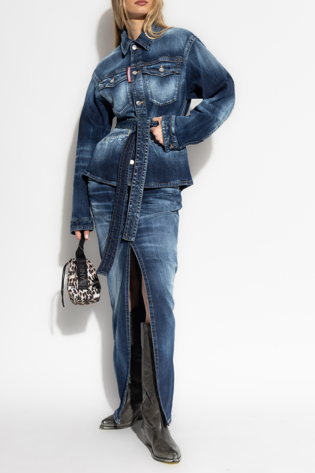 Denim Skirt, Women's, Blue
