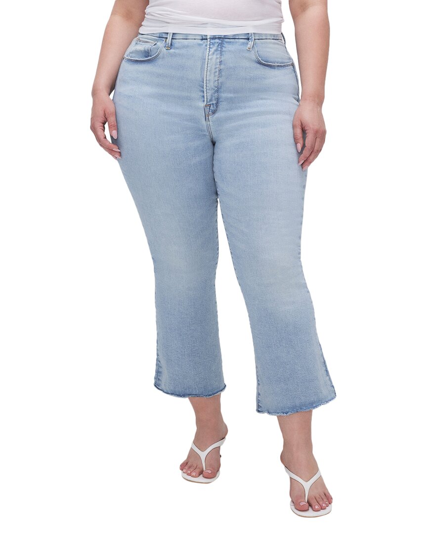 Plus Good Legs Cropped Mini Bootcut Indigo Jean