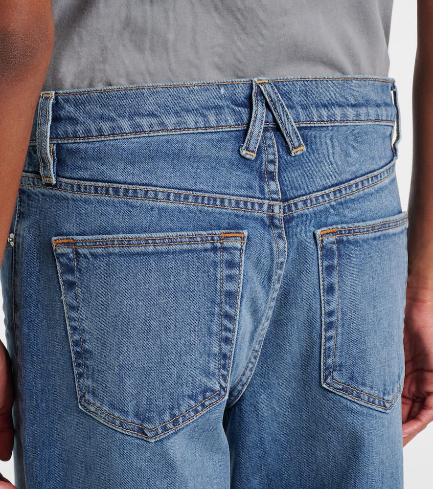 Selena mid-rise wide-leg jeans