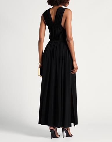 Woman Maxi dress Black Size 2 Viscose, Elastane