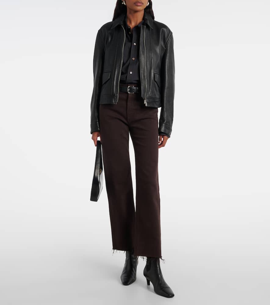 Palma high-rise straight jeans
