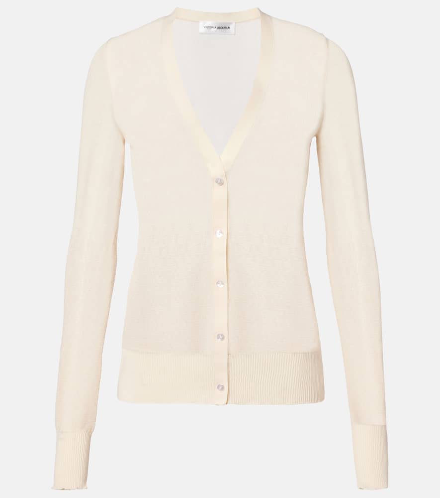 Cotton-blend cardigan