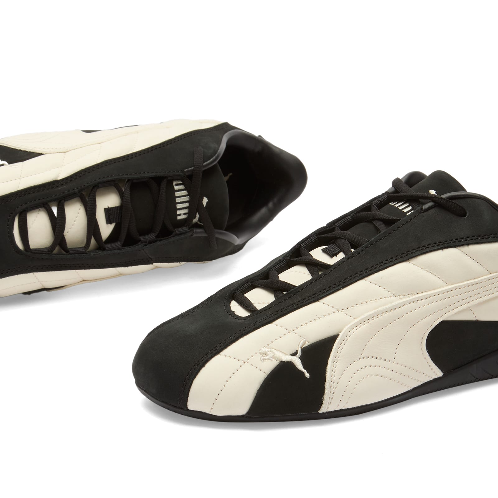 Speedcat Plus Quilted Sneaker Black/Frosted Ivory