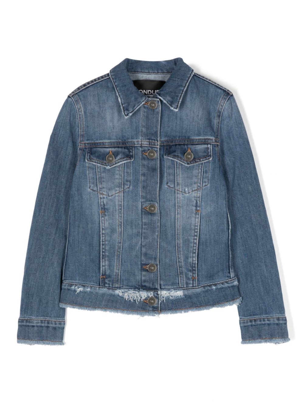 Frayed denim jacket - Blue