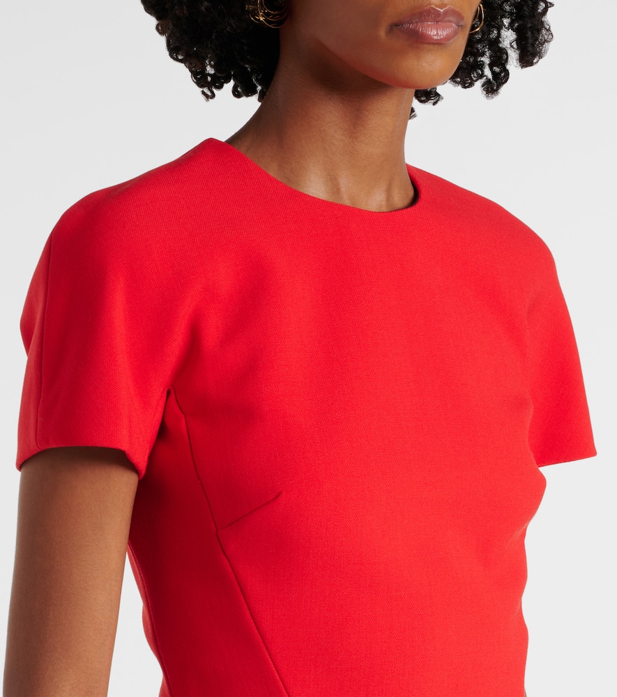 Victoria Beckham Crêpe midi dress