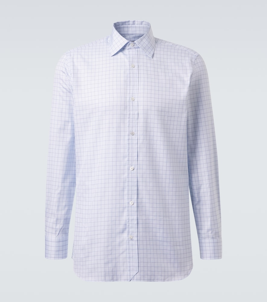 Checked cotton shirt