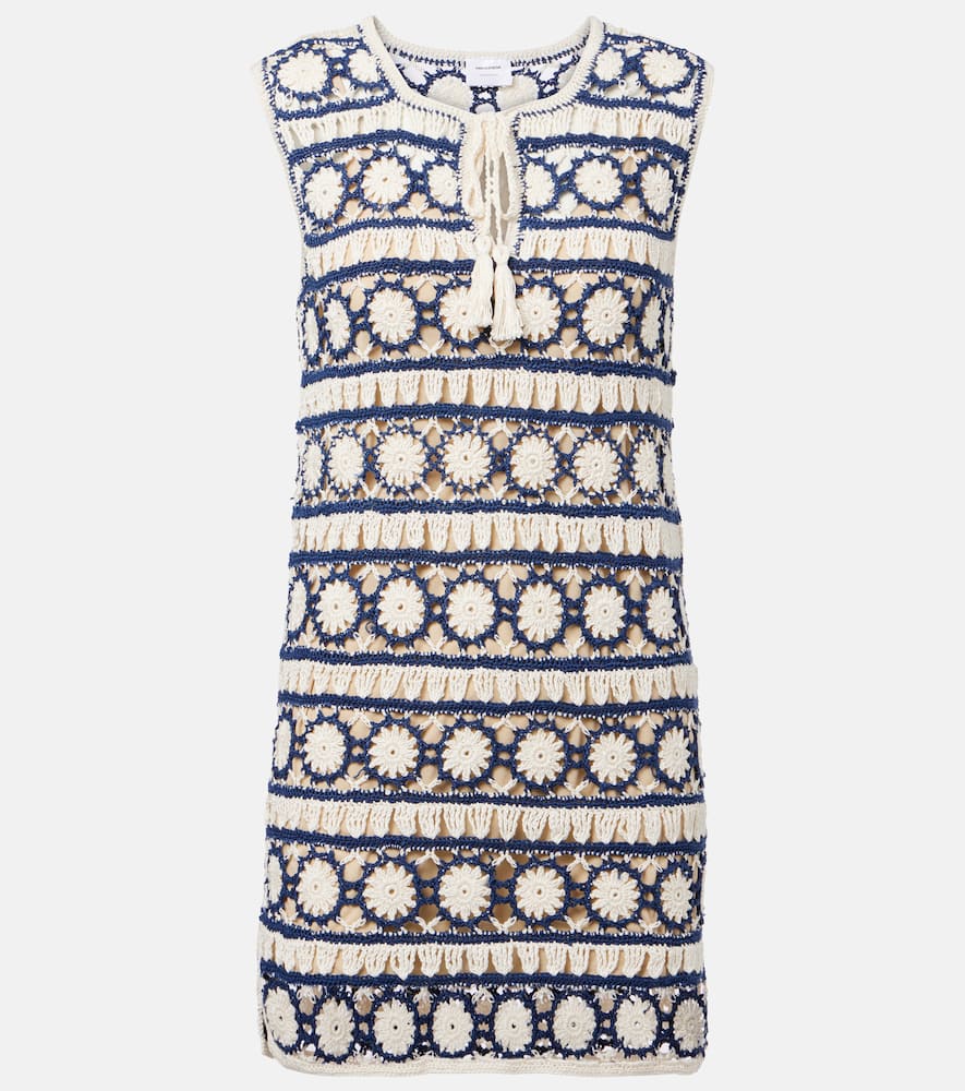 Crochet cotton minidress