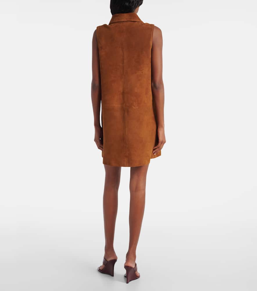 The Suede City suede minidress