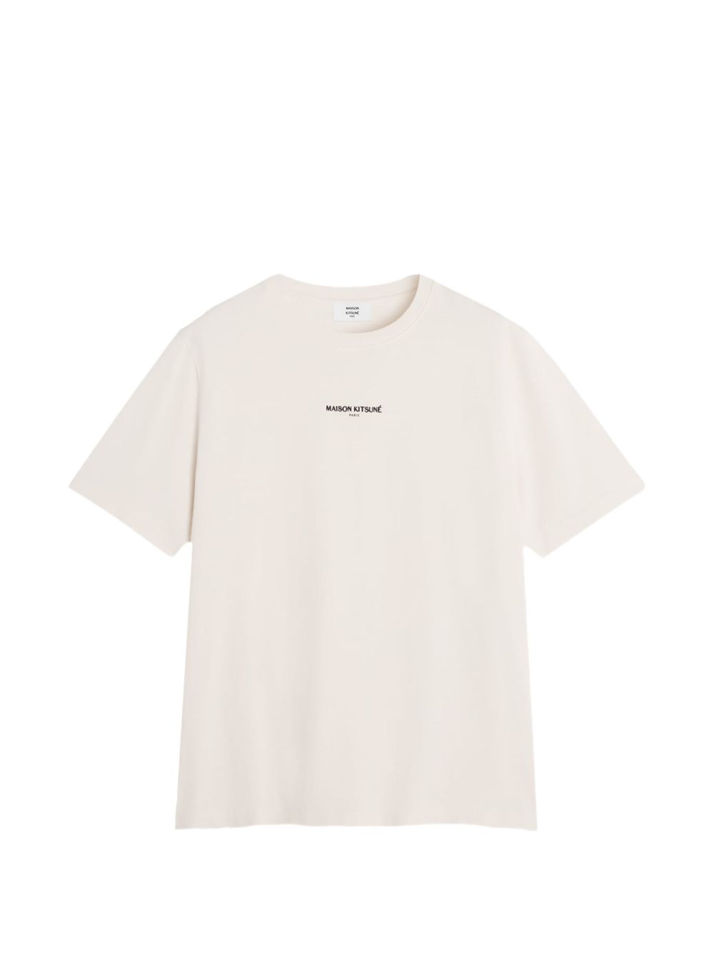 Logo-Embroidered T-Shirt — Beige