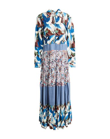 Woman Maxi dress Ivory Size M Viscose
