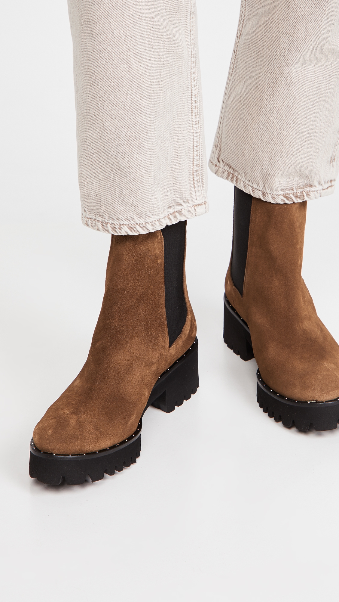 Brooke Waterproof Lug Sole Boots Brown