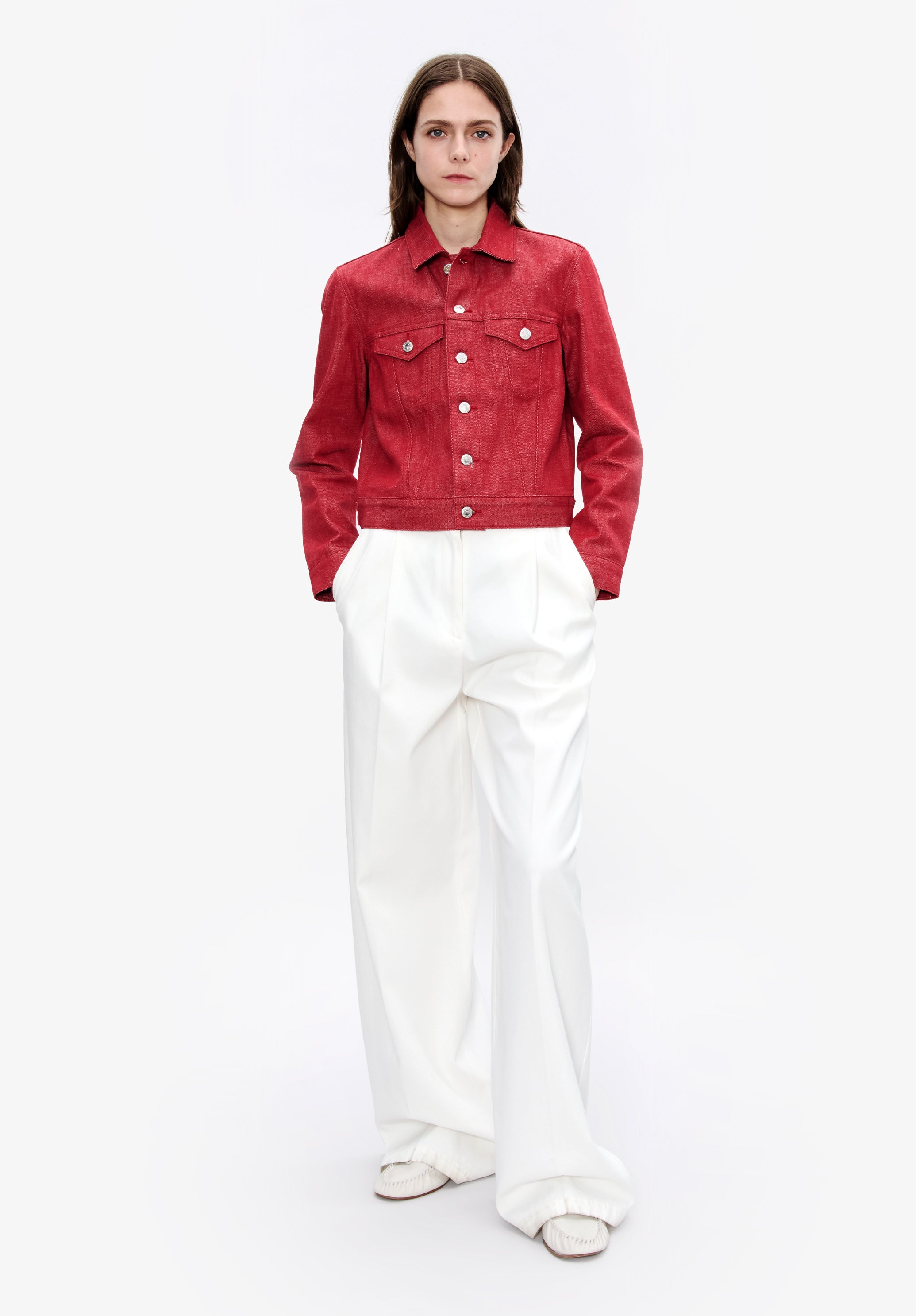 A. P.C. Dion Jacket 34 Red