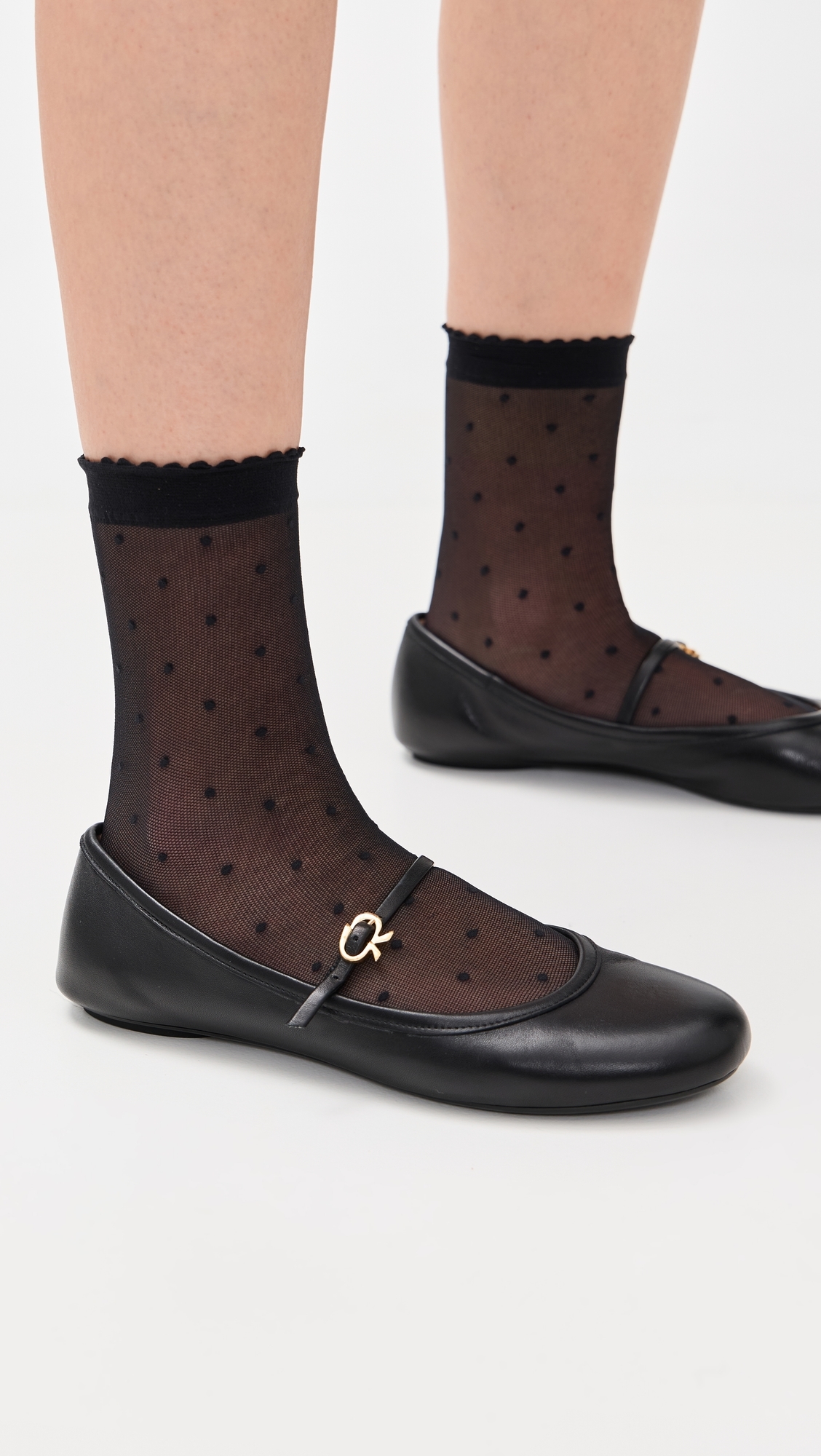 Gianvito Rossi Carla Nappa Flats Black