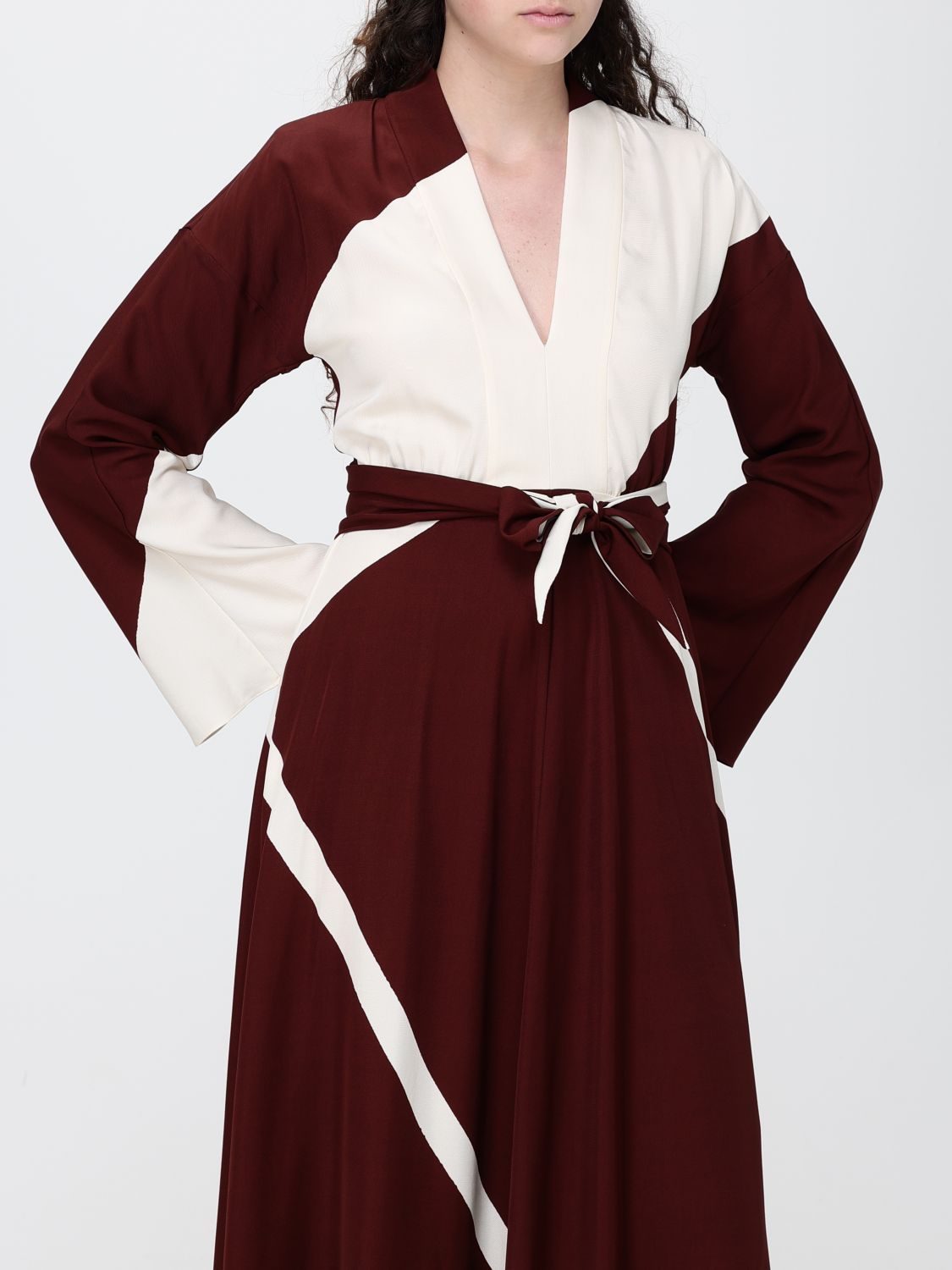 Dress Woman color Burgundy