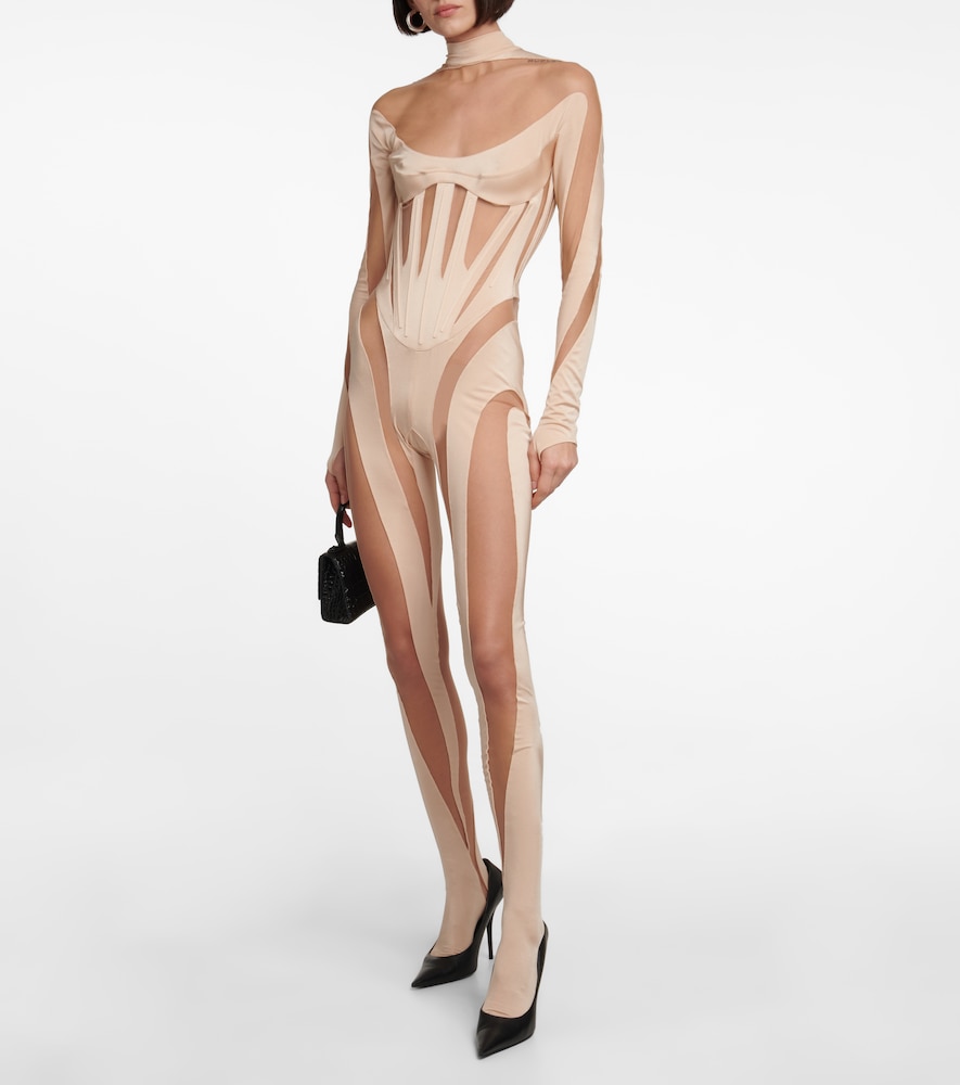 Paneled jumpsuit