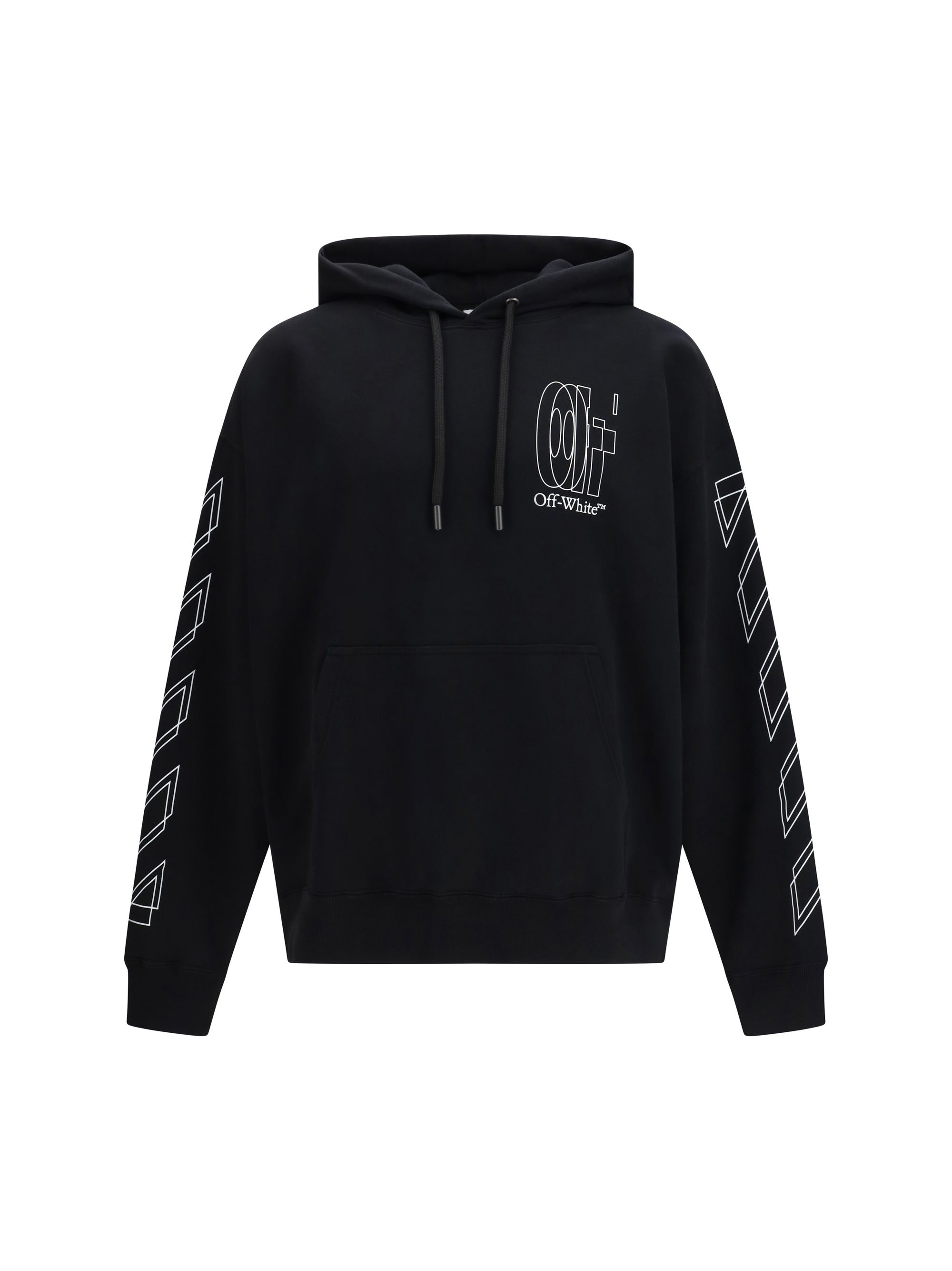 Big Double Hoodie — Black