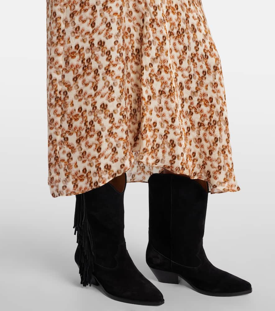 Lisanne printed midi skirt