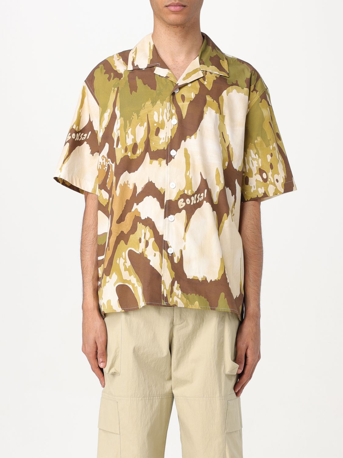 Shirt Men color Beige