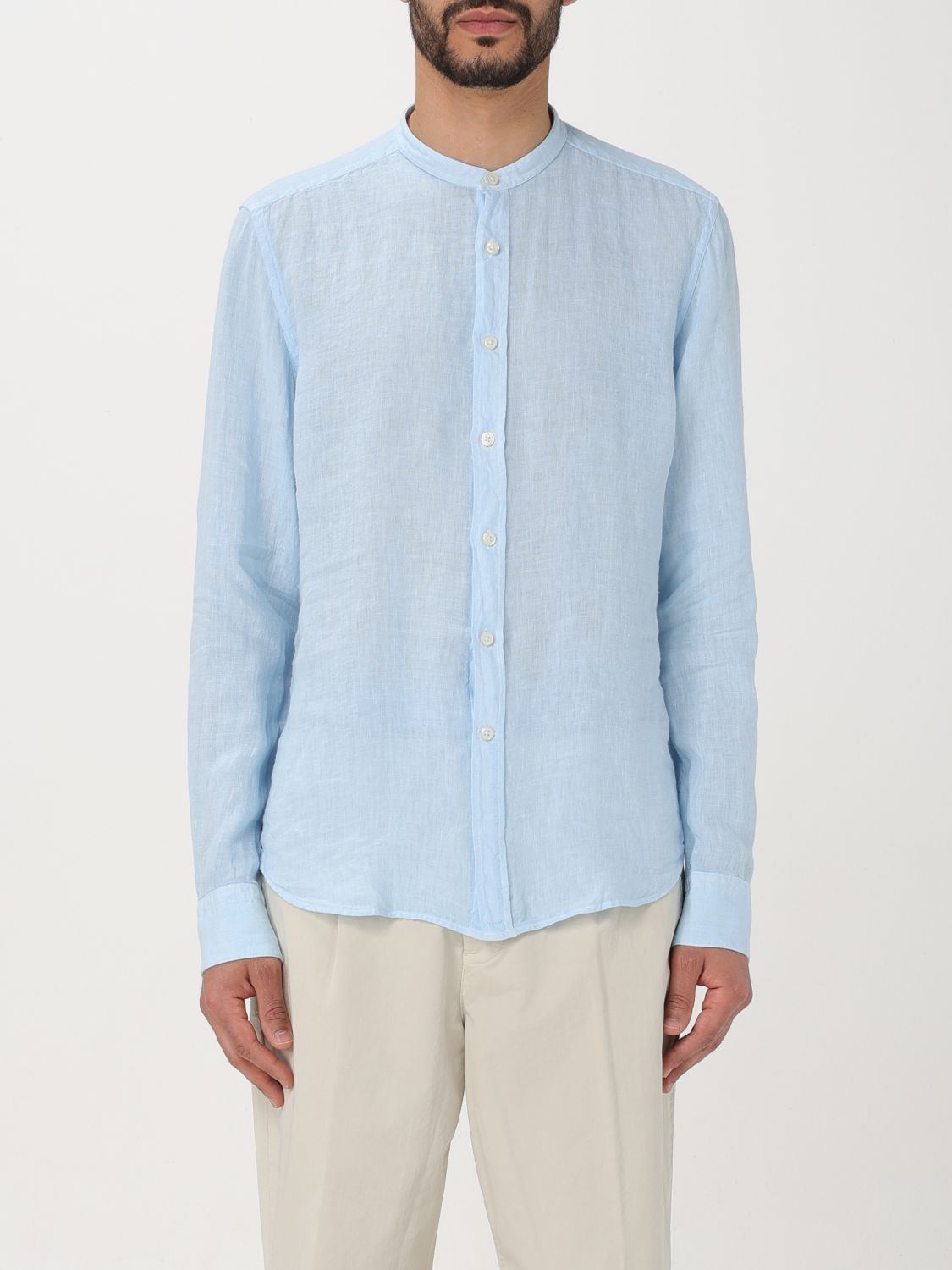 Shirt Men color Sky Blue