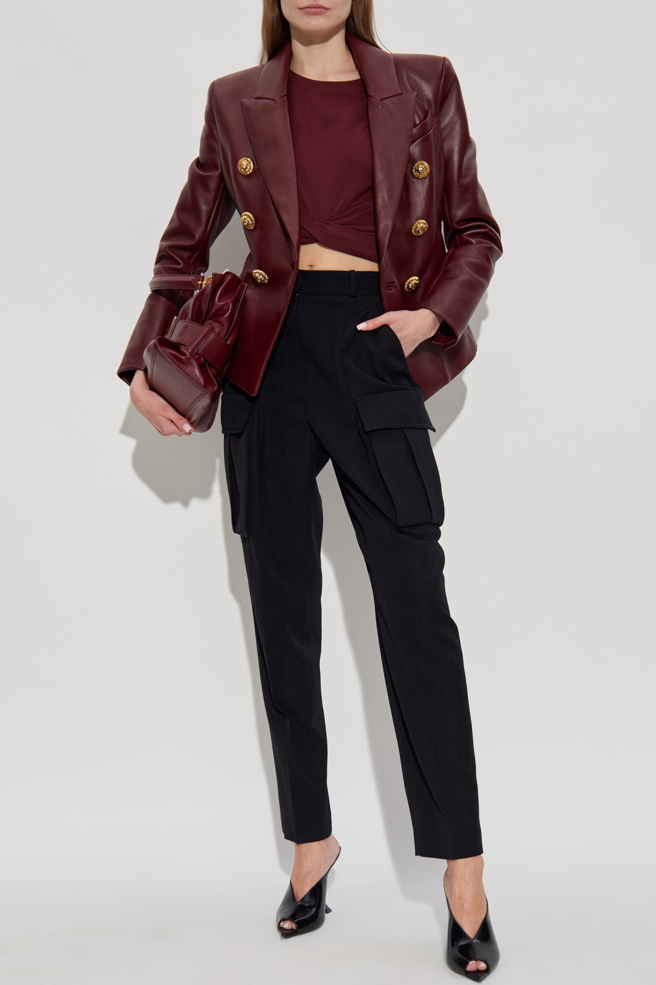 Wool Trousers, Women's, Black