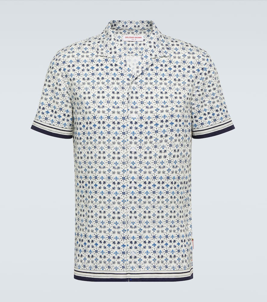 Hibbert floral bowling shirt