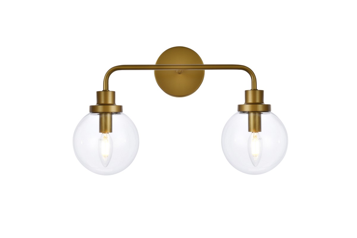 Brass Two Light Bath from the Hanson Collection