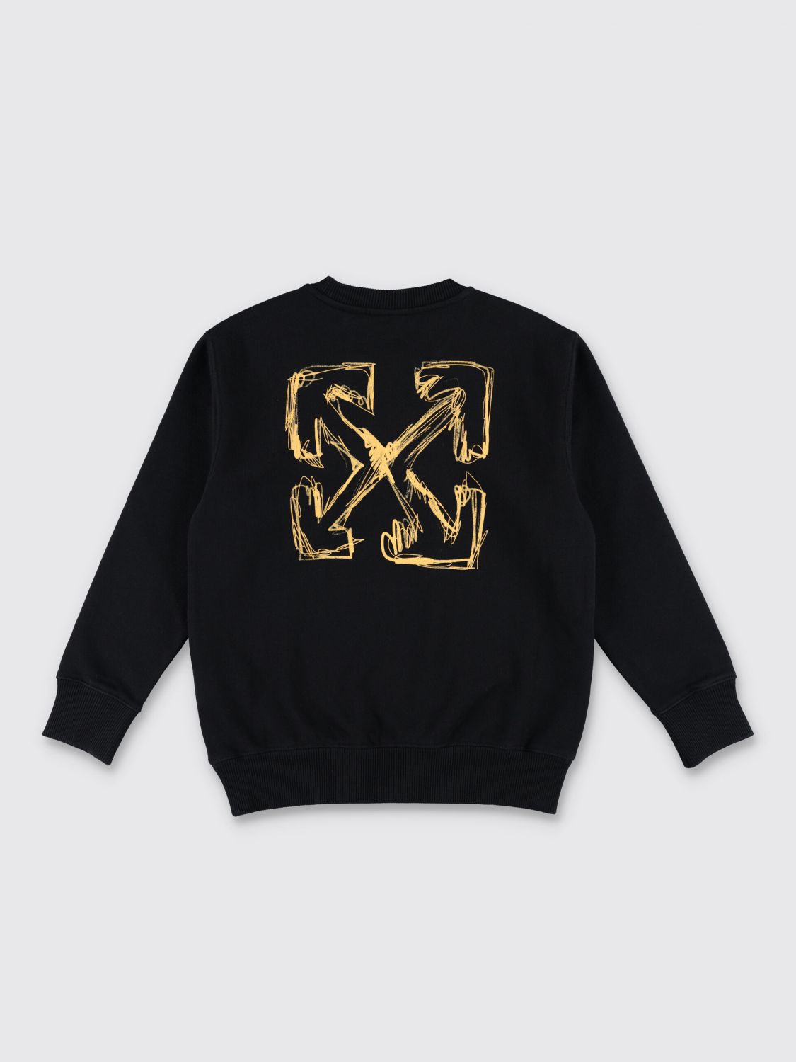 Arrow-sketch sweatshirt - Black