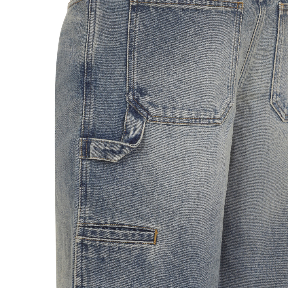 Jeans Vintage Medium Blue Cotton - Women