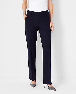 Ann Taylor The Petite Straight Pant in Seasonless Stretch
