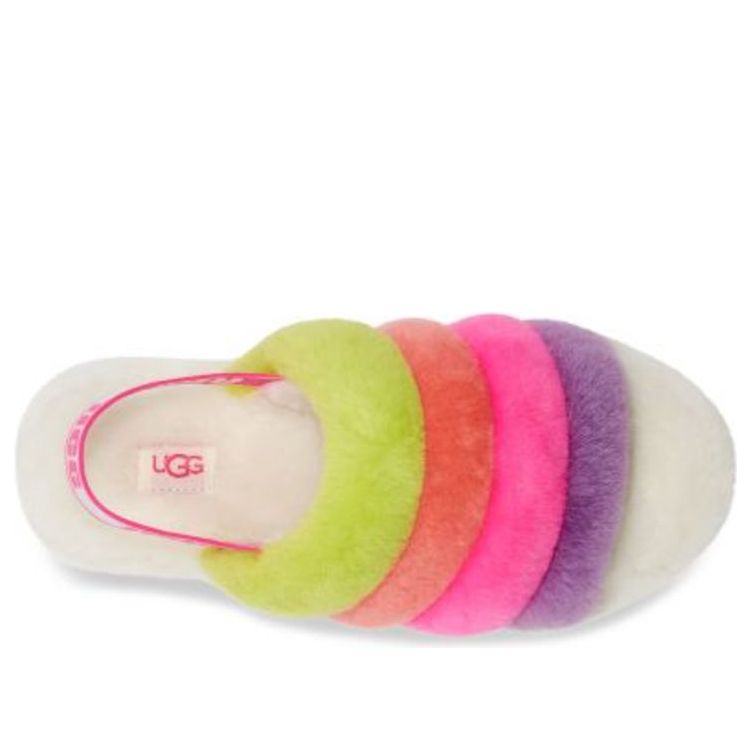 (WMNS) Fluff Yeah Slide 'White Taffy Pink Multi'