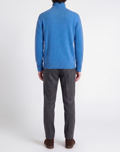 Man Turtleneck Blue Size M Virgin Wool
