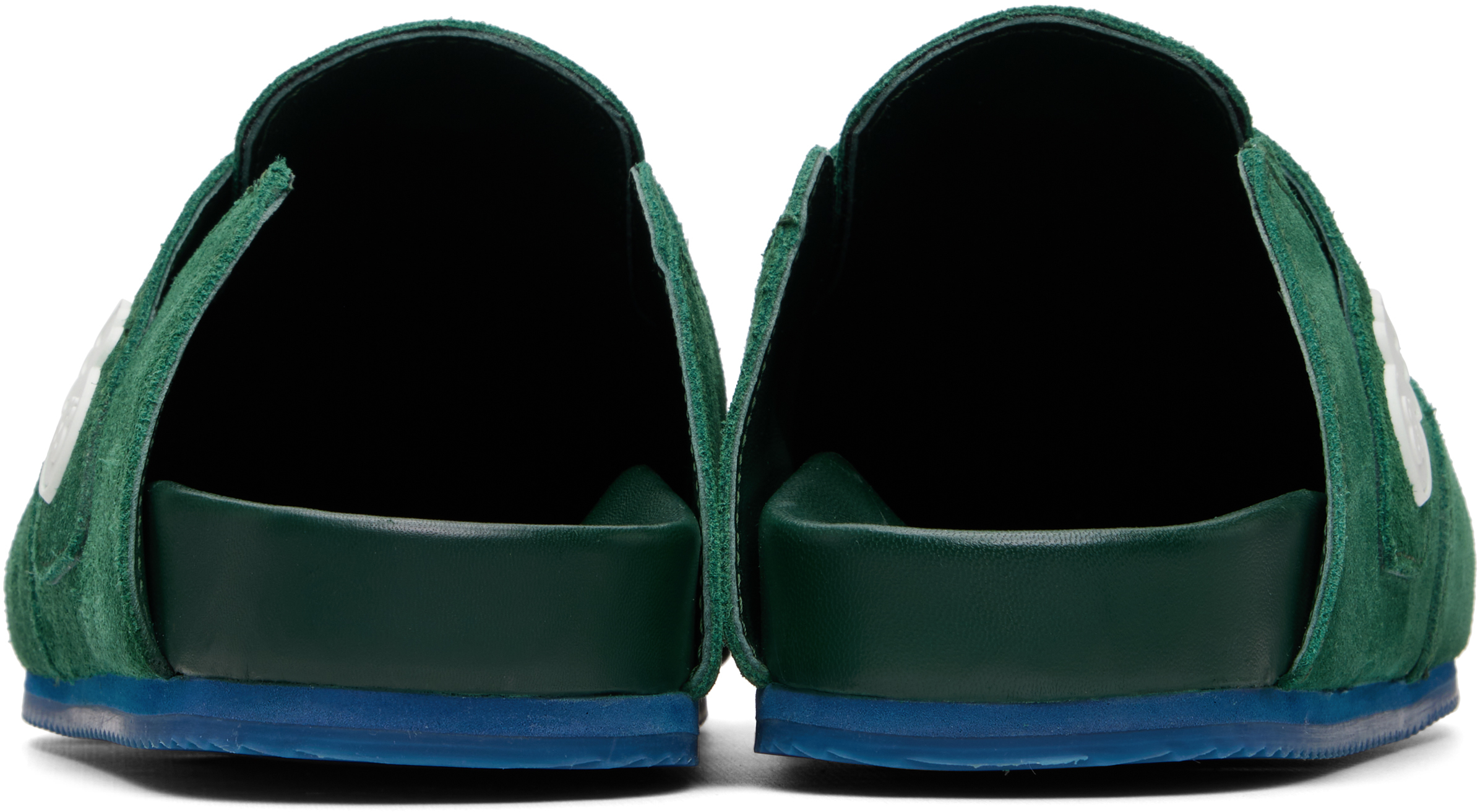 Green Outdoor Mule Loafers