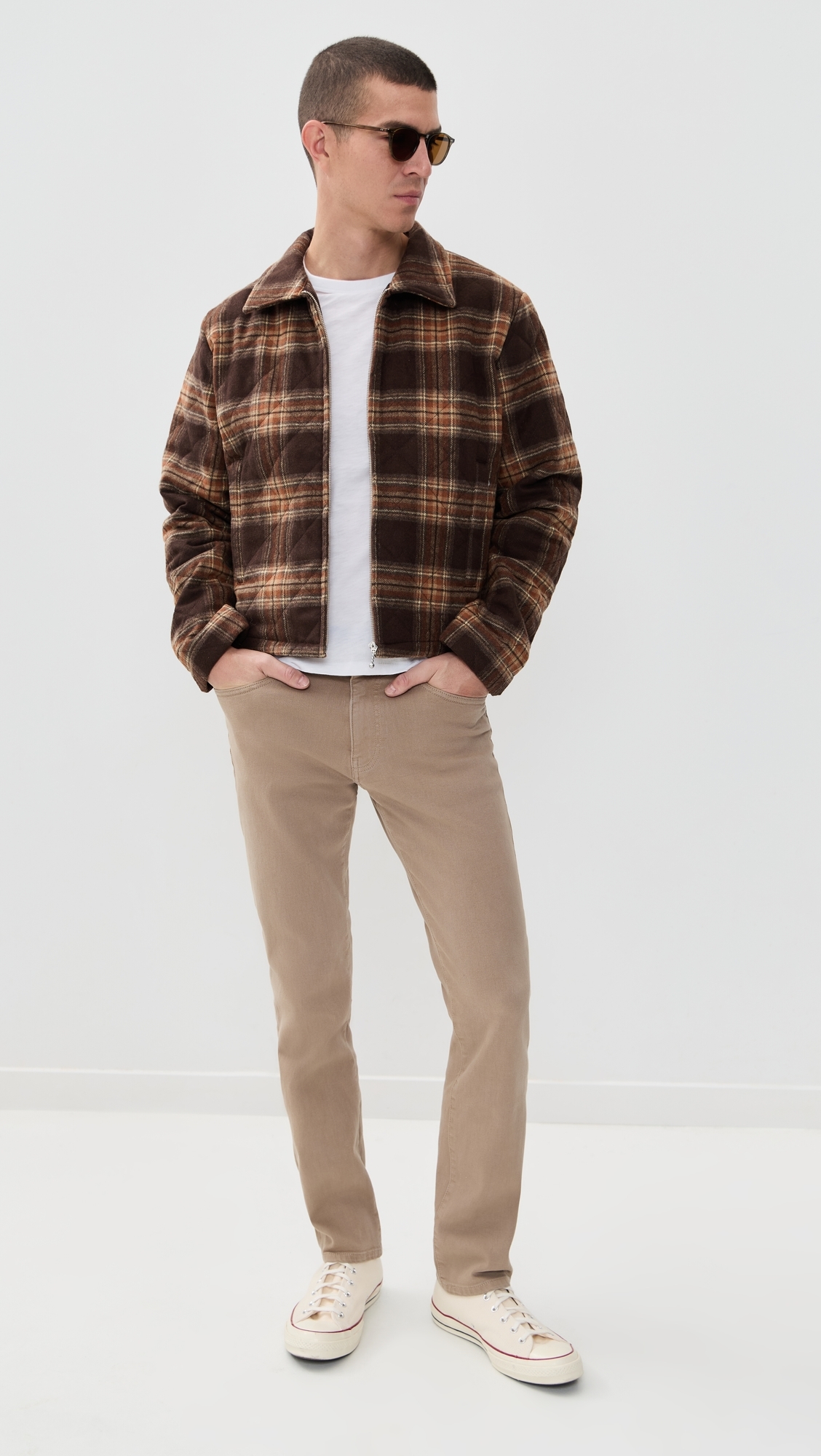 Ord Straight Jeans 32 Khaki