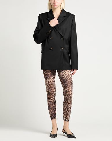 Woman Blazer Black Size 6 Recycled polyester, Wool, Elastane