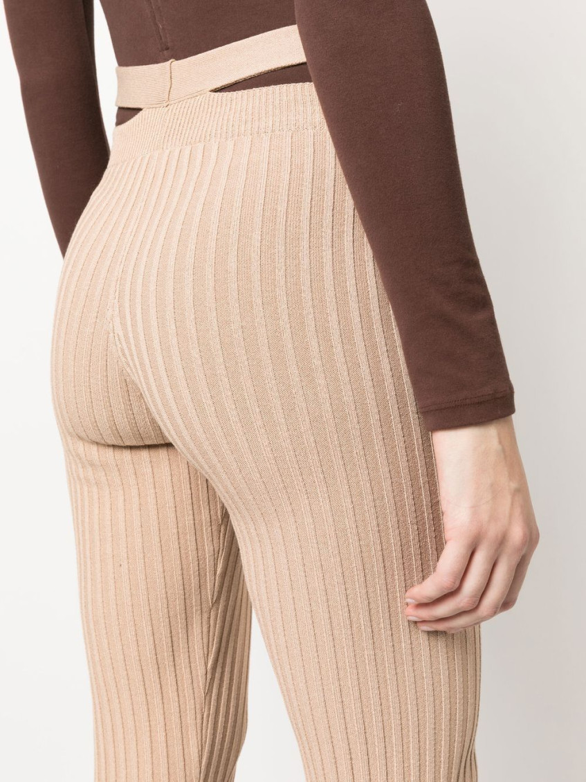 - Printed Cut-out Trousers
