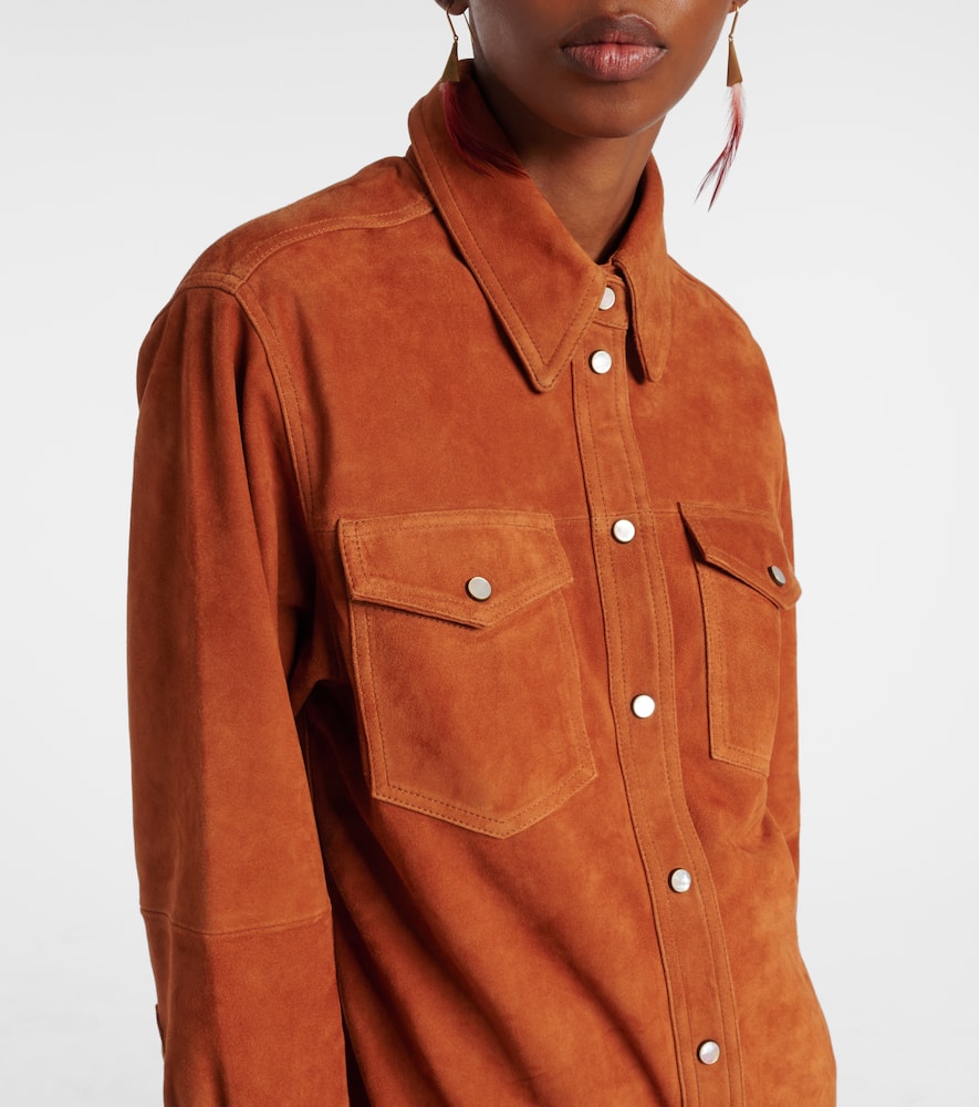 Delcia suede shirt