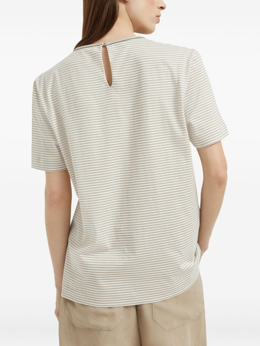 Striped T-shirt - Neutrals