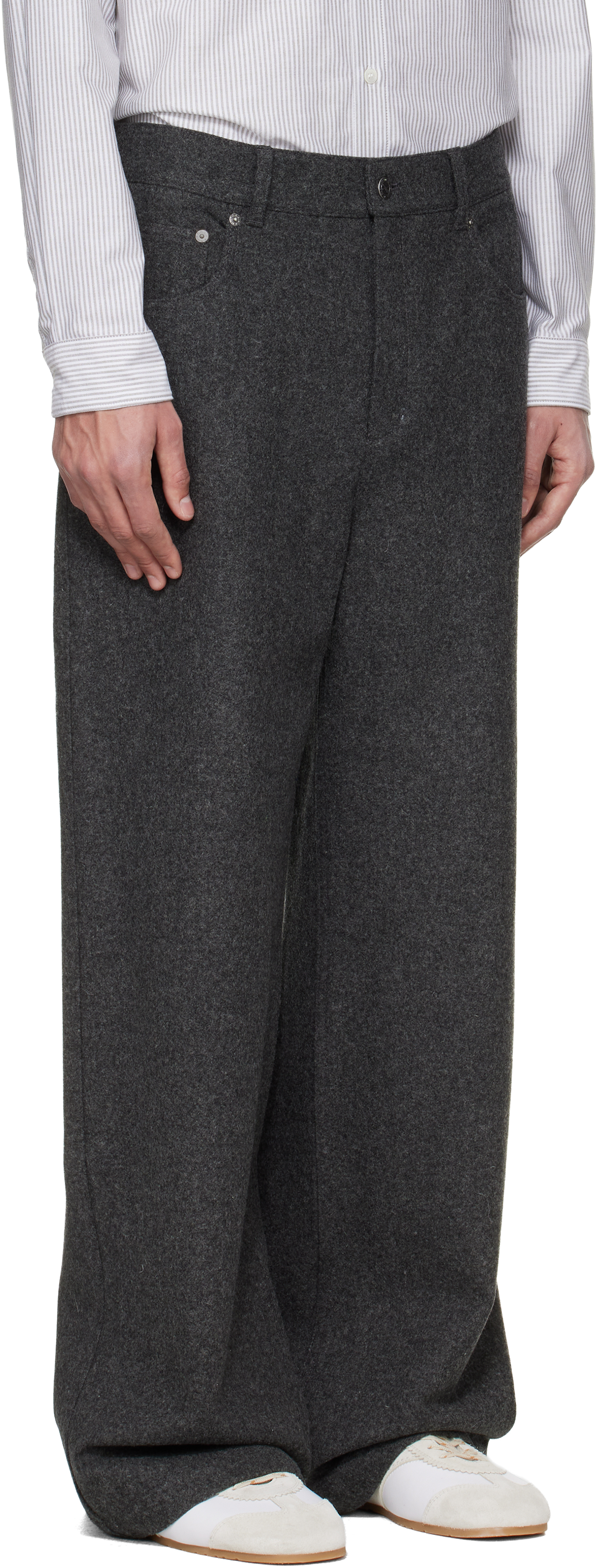 Gray Clyde Trousers