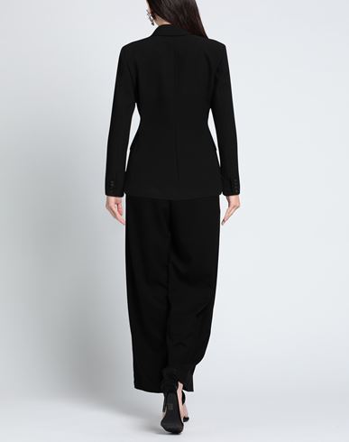 Erika Cavallini Woman Blazer Black Size 6 Polyester, Viscose, Elastane