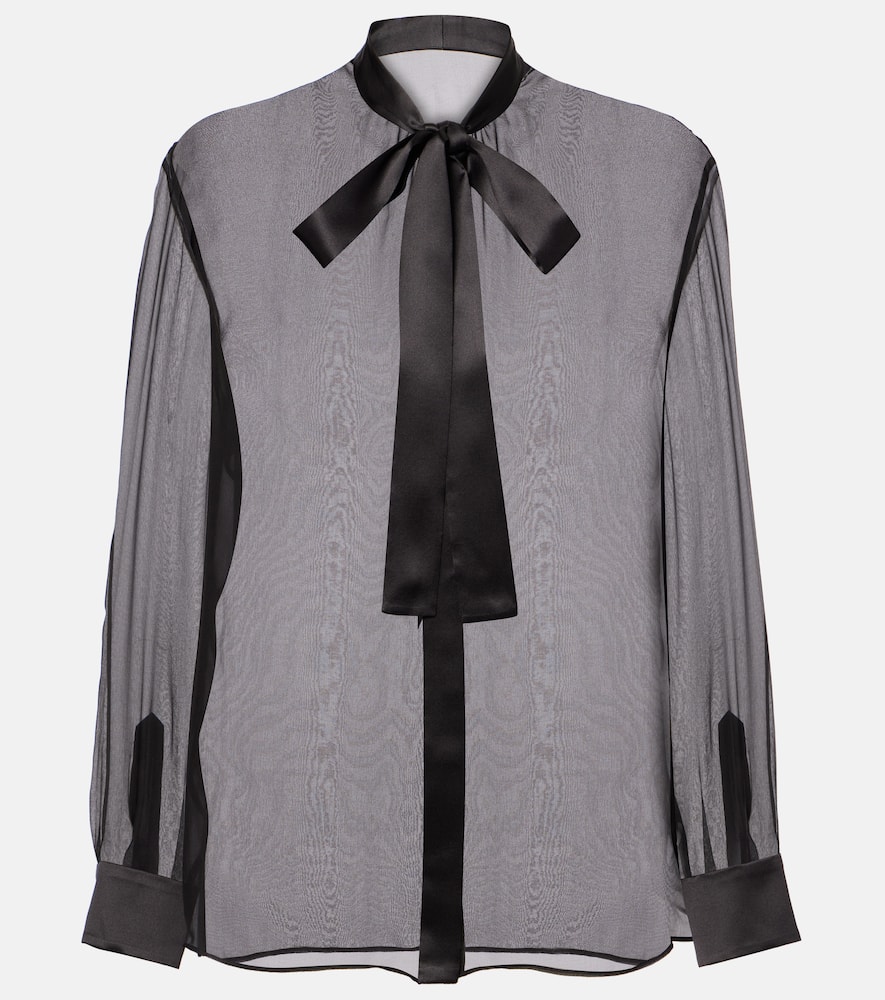 Silk chiffon blouse